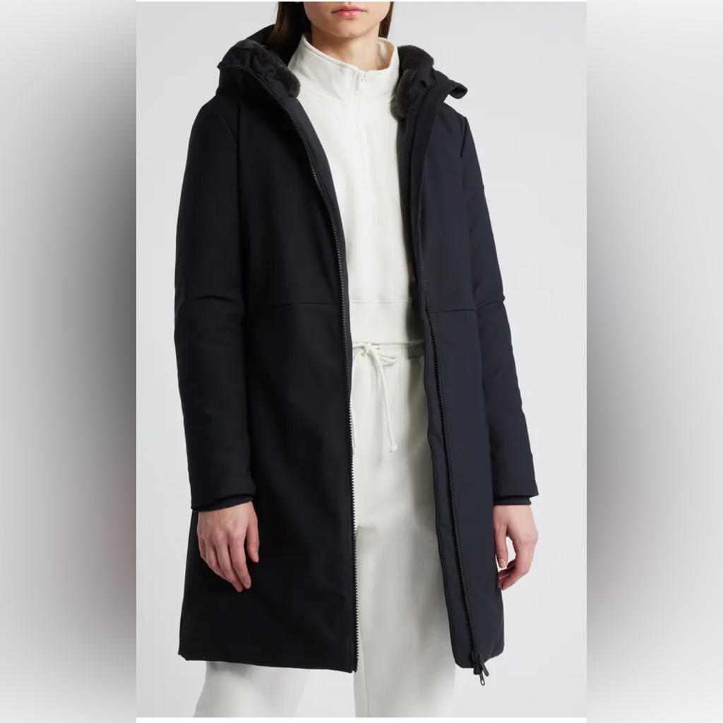 Save The Duck Junia Hooded Water Resistant Coat